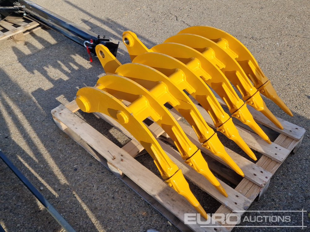 Unused 2025 Captok 32" Rake With Teeth to suit CAT 305 Excavator / Rastrillo para Excavadora CAT 305 - Skovl: billede 4 Unused 2025 Captok 32" Rake With Teeth to suit CAT 305 Excavator / Rastrillo para Excavadora CAT 305 - Skovl: billede 4