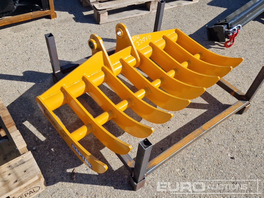 Unused 2025 Captok 44" Dense-Teeth Rake to suit CAT 3-5 Ton Excavator / Rastrillo para Excavadora CAT 3-5 Toneladas - Skovl: billede 3 Unused 2025 Captok 44" Dense-Teeth Rake to suit CAT 3-5 Ton Excavator / Rastrillo para Excavadora CAT 3-5 Toneladas - Skovl: billede 3