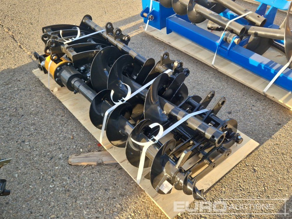 Unused 2025 Captok Qty (8 of) Rake, Ripper, Graber, 12" Auger, 16" Auger, 8" Narrow Bucket, 24" Bucket, 32" Bucket to suit Excavator - Skovl: billede 1 Unused 2025 Captok Qty (8 of) Rake, Ripper, Graber, 12" Auger, 16" Auger, 8" Narrow Bucket, 24" Bucket, 32" Bucket to suit Excavator - Skovl: billede 1
