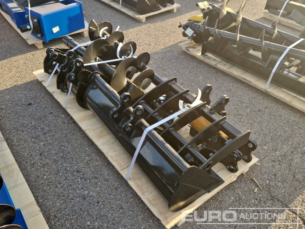 Unused 2025 Captok Qty (8 of) Rake, Ripper, Graber, 12" Auger, 16" Auger, 8" Narrow Bucket, 24" Bucket, 32" Bucket to suit Excavator - Skovl: billede 3 Unused 2025 Captok Qty (8 of) Rake, Ripper, Graber, 12" Auger, 16" Auger, 8" Narrow Bucket, 24" Bucket, 32" Bucket to suit Excavator - Skovl: billede 3