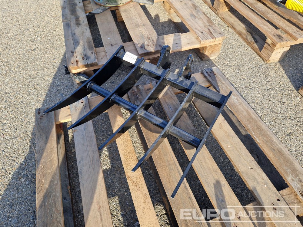 Unused 2025 Captok Rake to suit 1-2 Excavator / Rastrillo para Excavadora 1-2 Toneladas - Skovl: billede 2 Unused 2025 Captok Rake to suit 1-2 Excavator / Rastrillo para Excavadora 1-2 Toneladas - Skovl: billede 2