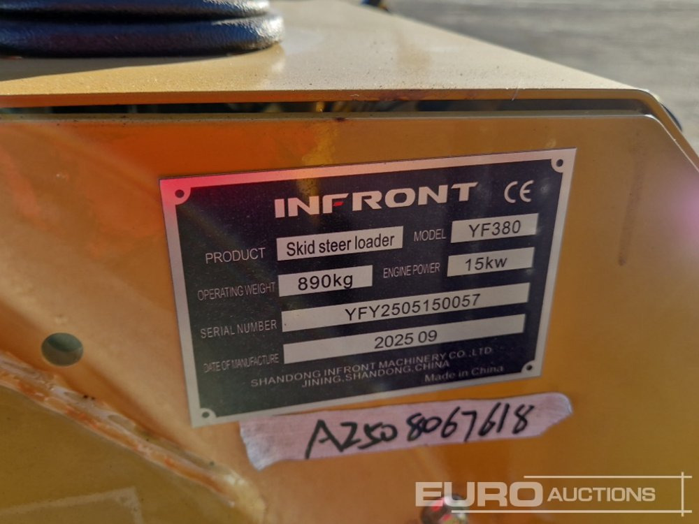 Skridstyret minilæsser Unused 2025 Infront YF380: billede 25 Skridstyret minilæsser Unused 2025 Infront YF380: billede 25