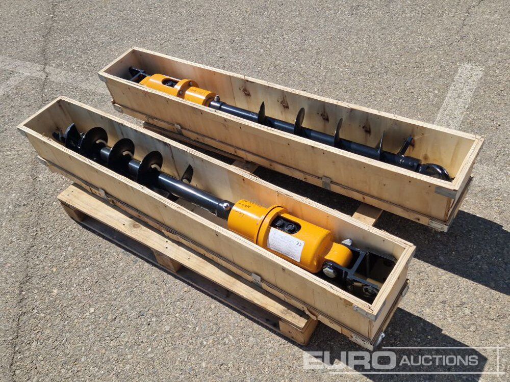 Unused Auger to suit Mini Excavator (2 of) - Pæleboremaskine: billede 1 Unused Auger to suit Mini Excavator (2 of) - Pæleboremaskine: billede 1