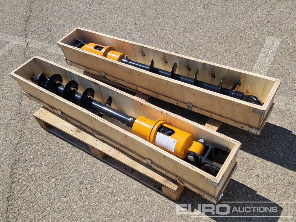Unused Auger to suit Mini Excavator (2 of) - Pæleboremaskine: billede 1 Unused Auger to suit Mini Excavator (2 of) - Pæleboremaskine: billede 1