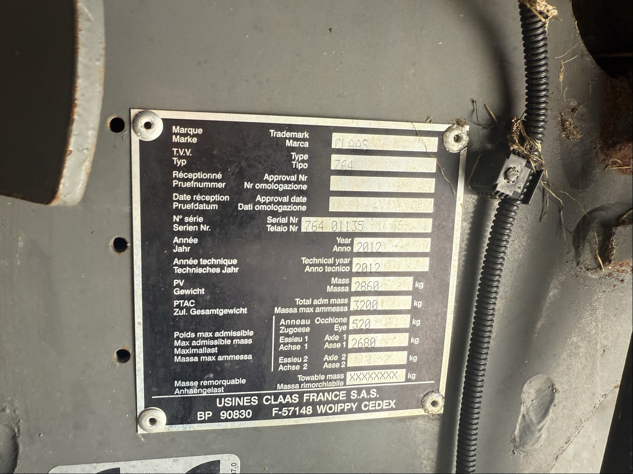 Claas Rollant 375 RC - Udstyr til hø: billede 2 Claas Rollant 375 RC - Udstyr til hø: billede 2