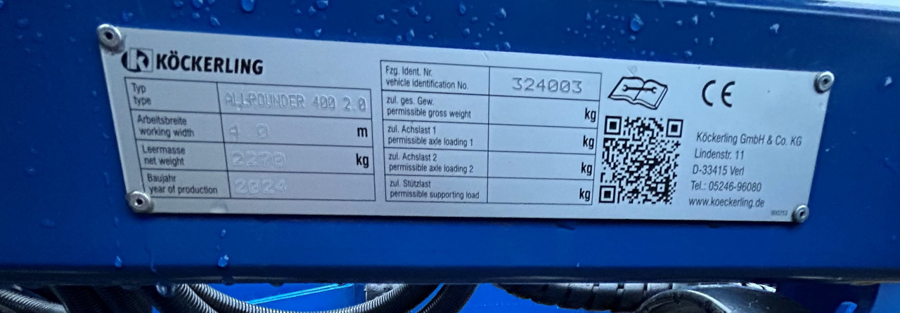 Köckerling Allrounder classic 400 2.0 - Kultivator: billede 2 Köckerling Allrounder classic 400 2.0 - Kultivator: billede 2