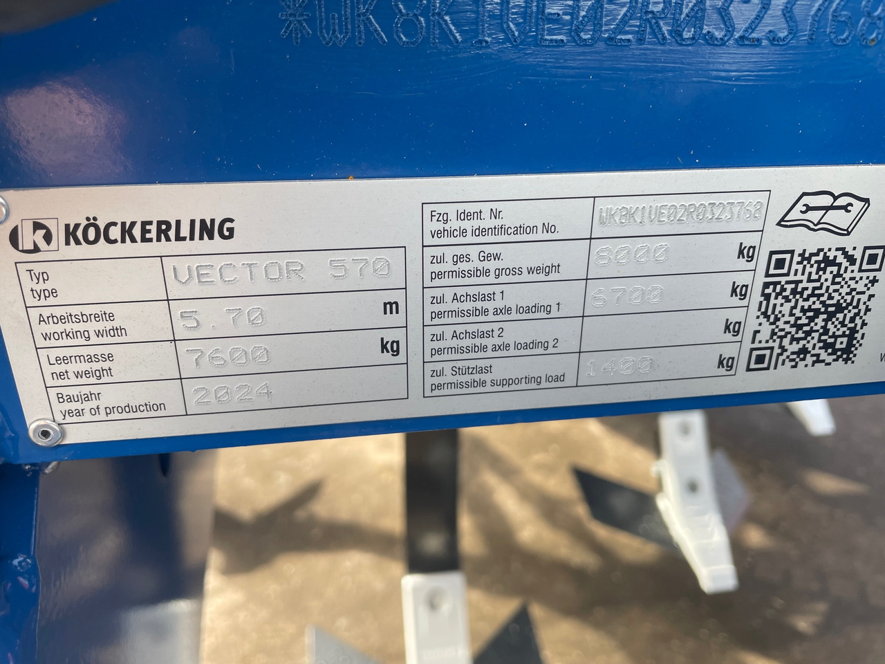 Köckerling Vector 570 - Kultivator: billede 2 Köckerling Vector 570 - Kultivator: billede 2