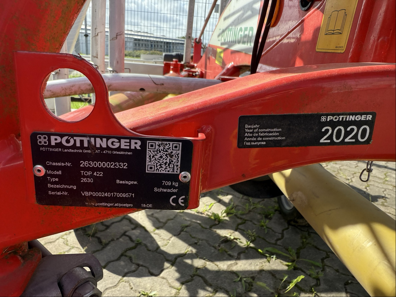 Pöttinger TOP 422 Einkreiselschwader - Høvender: billede 2 Pöttinger TOP 422 Einkreiselschwader - Høvender: billede 2