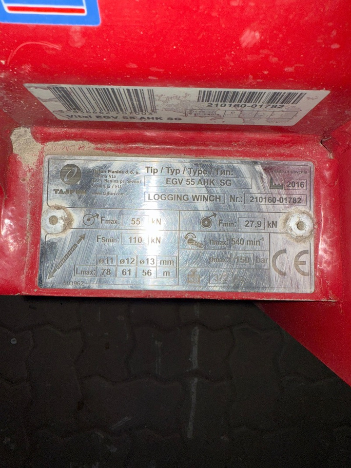 Taifun Seilwinde mit Teleskopausschub - Kran: billede 4 Taifun Seilwinde mit Teleskopausschub - Kran: billede 4