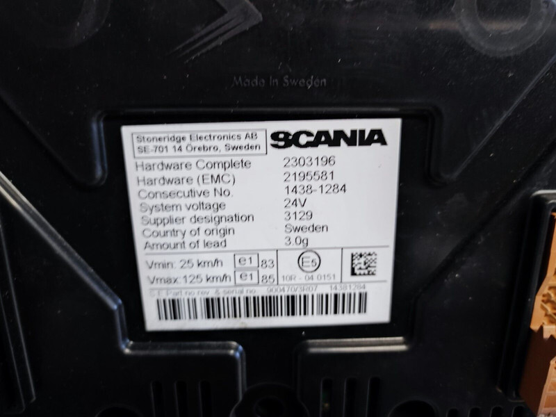 Scania EURO 6 - Instrumentbræt for Lastbil: billede 3 Scania EURO 6 - Instrumentbræt for Lastbil: billede 3