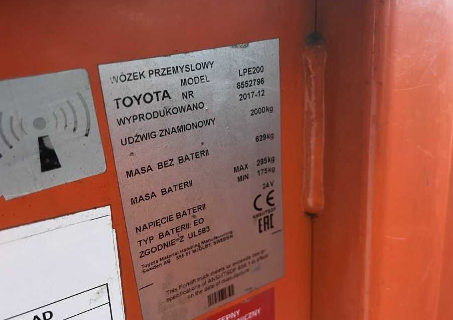 BT LPE200 - Håndløftevogn: billede 4 BT LPE200 - Håndløftevogn: billede 4