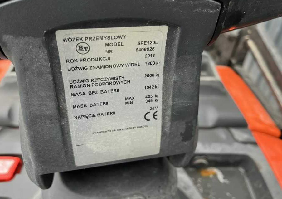 BT SPE120L - Stabler: billede 4 BT SPE120L - Stabler: billede 4