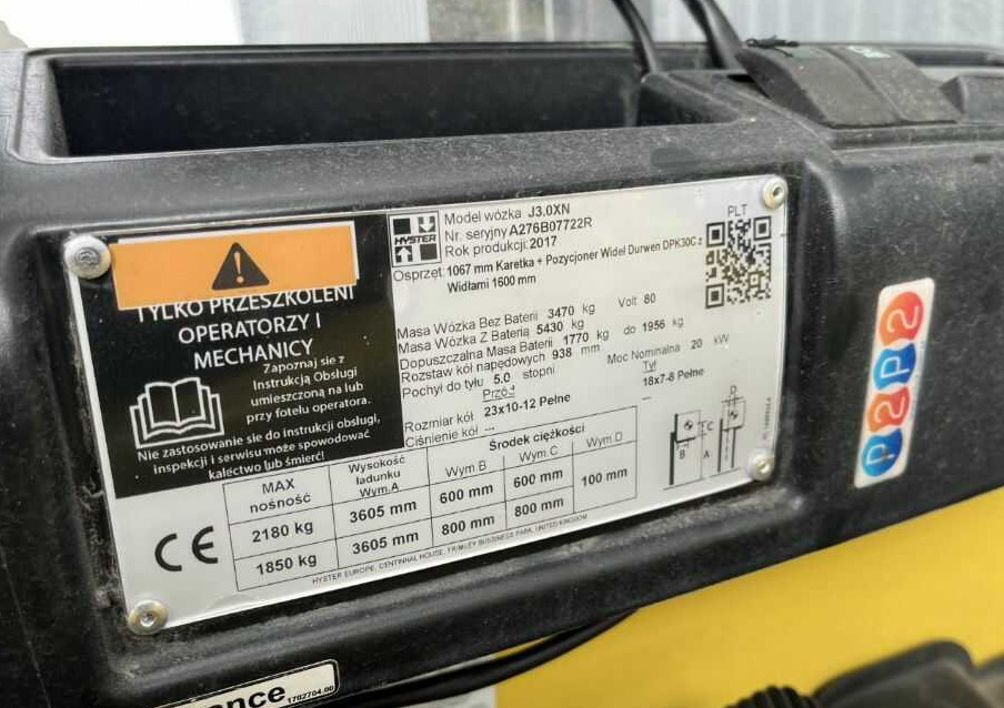 Hyster J3.0XN - El gaffeltruck: billede 4 Hyster J3.0XN - El gaffeltruck: billede 4