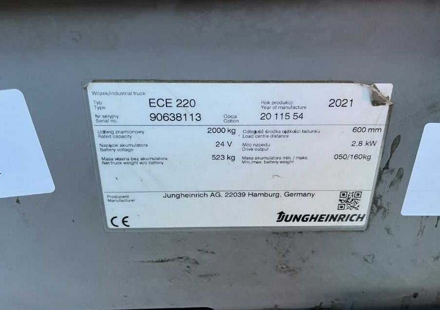 Jungheinrich ECE220 - Ordreplukker: billede 4 Jungheinrich ECE220 - Ordreplukker: billede 4