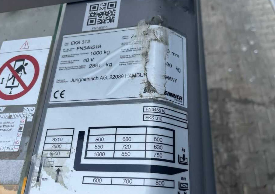 Jungheinrich EKS312 - Ordreplukker: billede 4 Jungheinrich EKS312 - Ordreplukker: billede 4