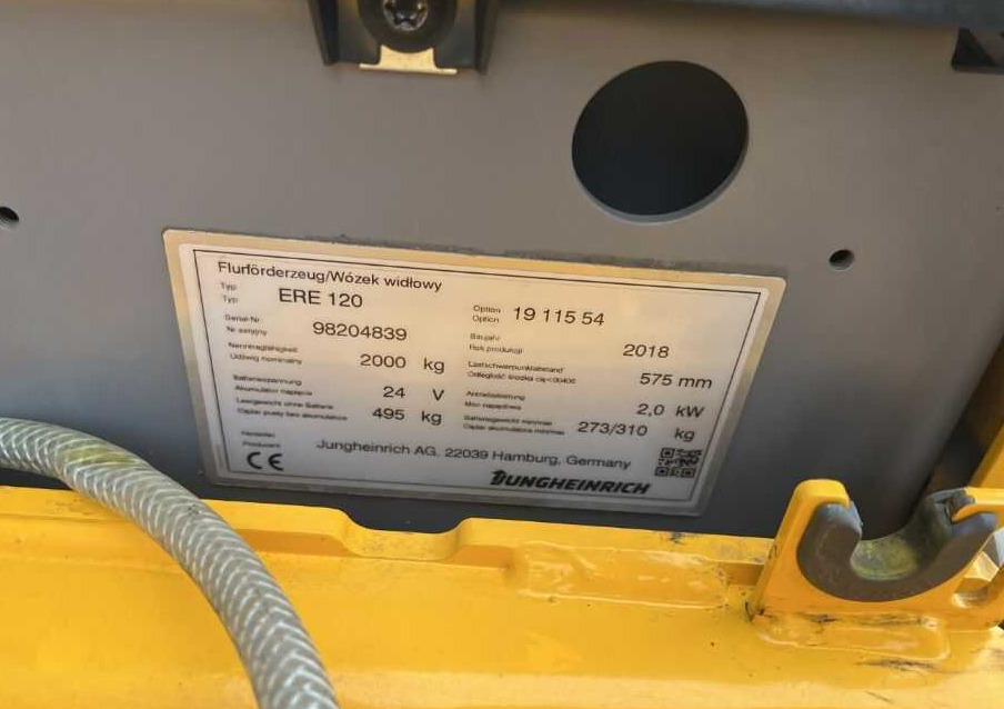 Jungheinrich ERE120 - Håndløftevogn: billede 4 Jungheinrich ERE120 - Håndløftevogn: billede 4