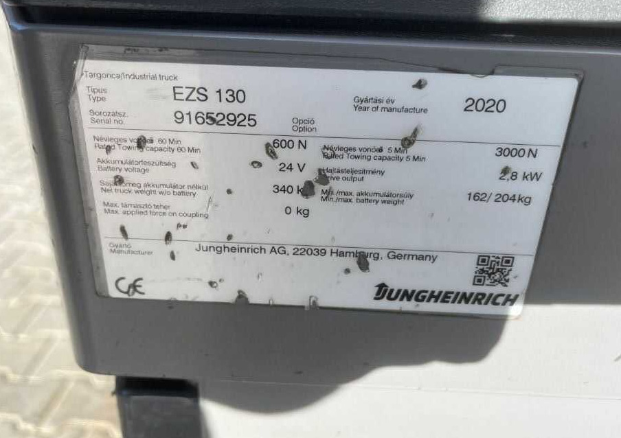 Jungheinrich EZS130 - Elektrisk trækker: billede 4 Jungheinrich EZS130 - Elektrisk trækker: billede 4