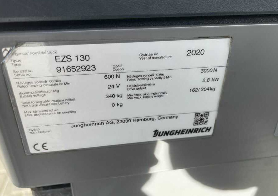 Jungheinrich EZS130 - Elektrisk trækker: billede 4 Jungheinrich EZS130 - Elektrisk trækker: billede 4