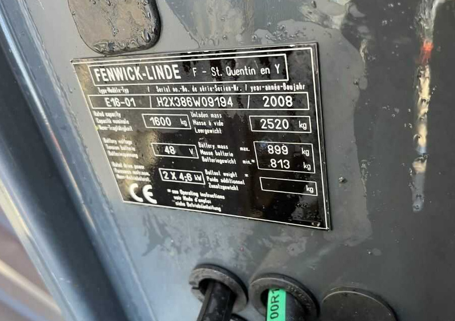 Linde E16-01 - El gaffeltruck: billede 4 Linde E16-01 - El gaffeltruck: billede 4