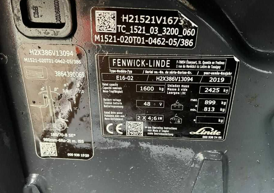 Linde E16-02 - El gaffeltruck: billede 4 Linde E16-02 - El gaffeltruck: billede 4