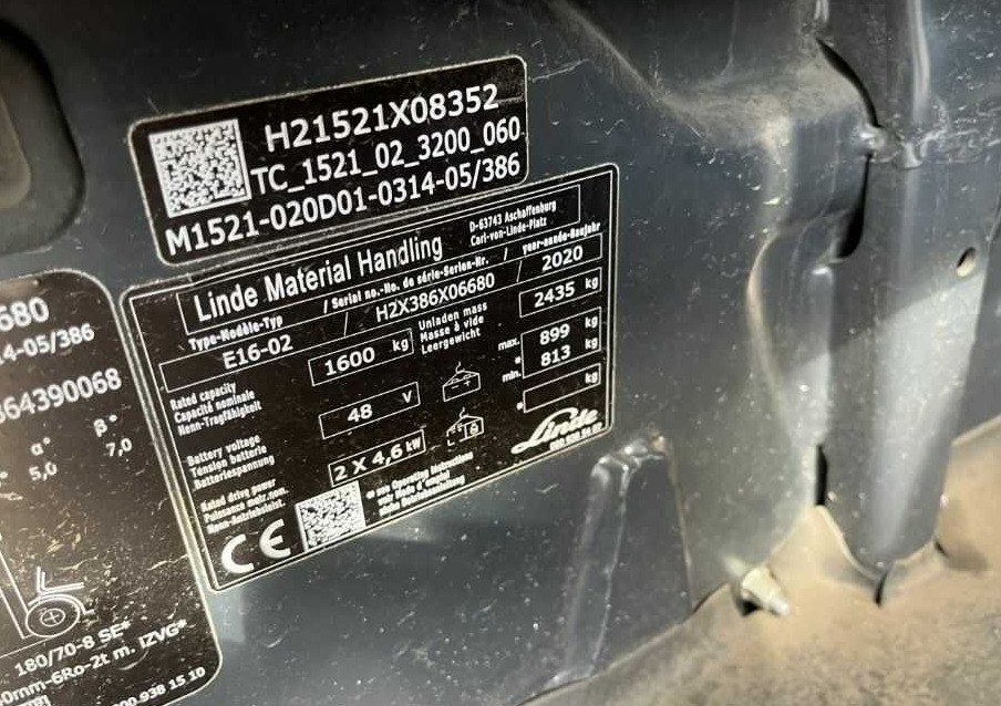Linde E16-02 - El gaffeltruck: billede 4 Linde E16-02 - El gaffeltruck: billede 4