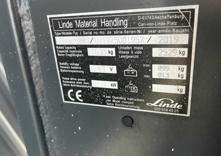 Linde E16C - El gaffeltruck: billede 4 Linde E16C - El gaffeltruck: billede 4