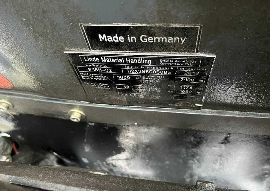 Linde E16H-02 - El gaffeltruck: billede 4 Linde E16H-02 - El gaffeltruck: billede 4