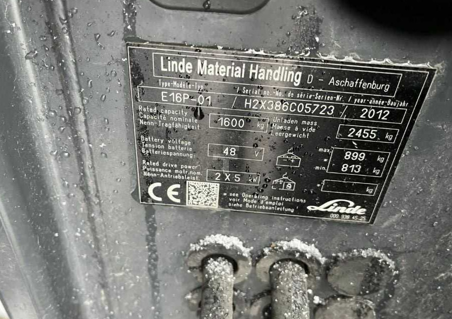 Linde E16P-01 - El gaffeltruck: billede 4 Linde E16P-01 - El gaffeltruck: billede 4
