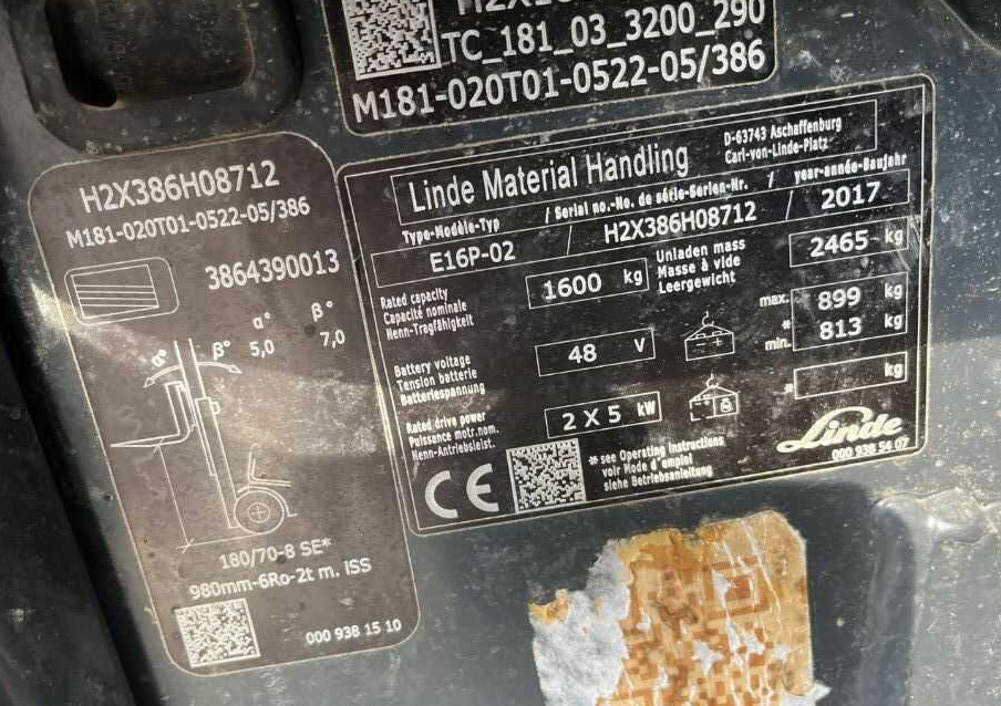 Linde E16P-02 - El gaffeltruck: billede 4 Linde E16P-02 - El gaffeltruck: billede 4