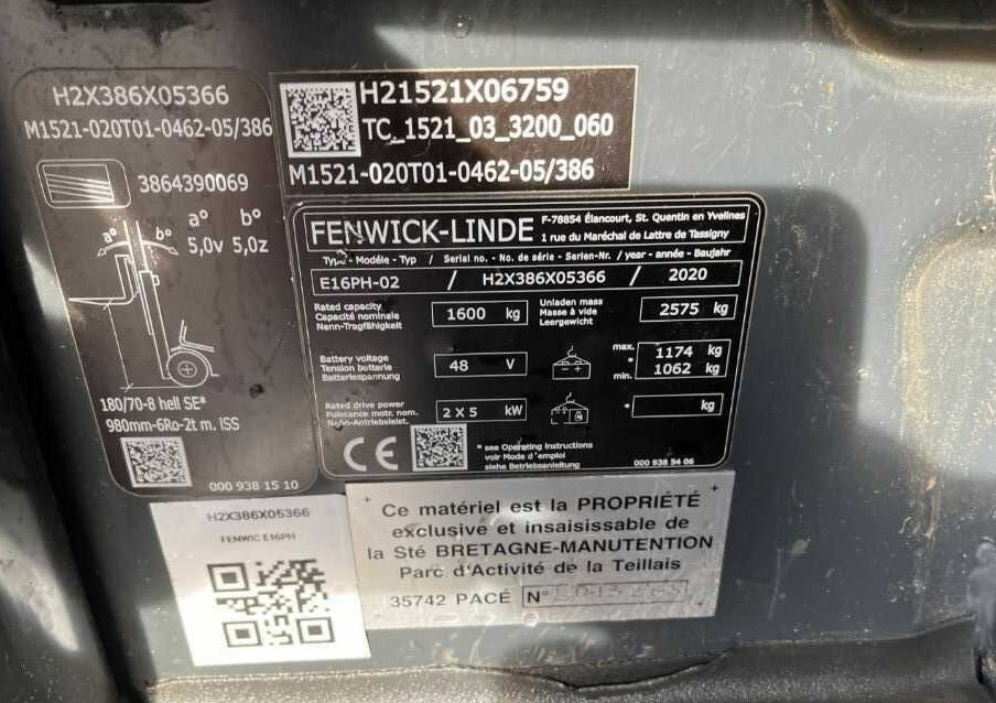 Linde E16PH-02 - El gaffeltruck: billede 4 Linde E16PH-02 - El gaffeltruck: billede 4