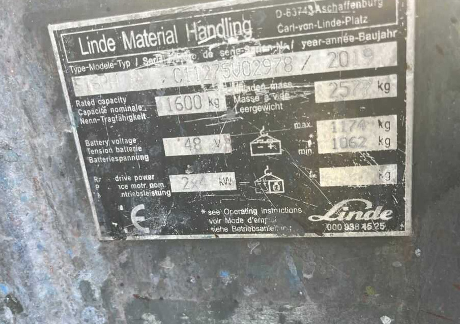 Linde E16PH - El gaffeltruck: billede 4 Linde E16PH - El gaffeltruck: billede 4