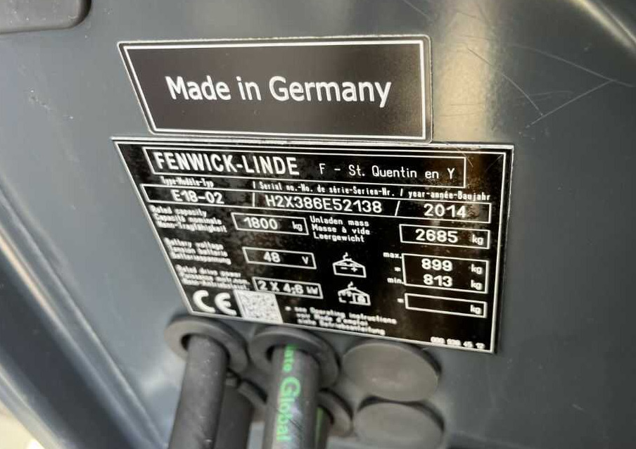 Linde E18-02 - El gaffeltruck: billede 4 Linde E18-02 - El gaffeltruck: billede 4