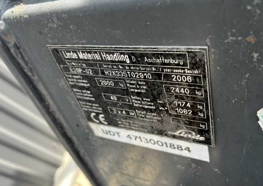 Linde E20P-02 - El gaffeltruck: billede 4 Linde E20P-02 - El gaffeltruck: billede 4