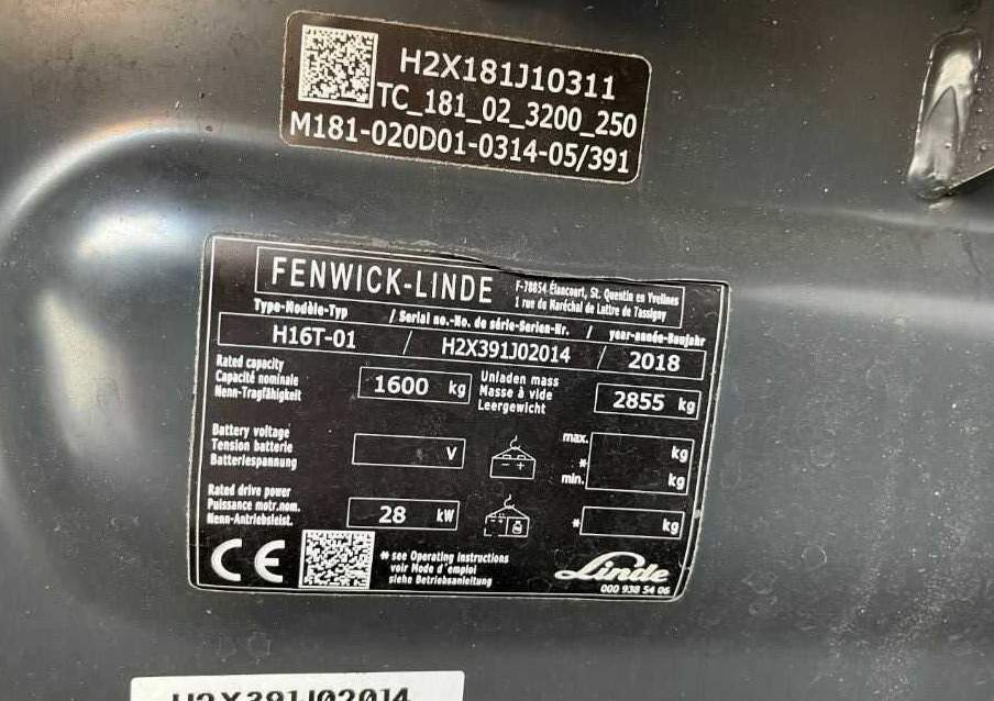 Linde H16T-01 - Gas gaffeltruck: billede 4 Linde H16T-01 - Gas gaffeltruck: billede 4