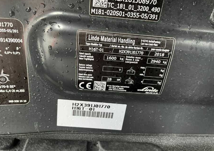 Linde H16T-01 - Gas gaffeltruck: billede 4 Linde H16T-01 - Gas gaffeltruck: billede 4