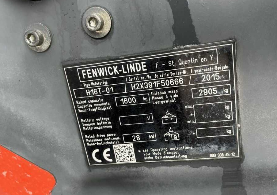 Linde H16T-01 - Gas gaffeltruck: billede 4 Linde H16T-01 - Gas gaffeltruck: billede 4