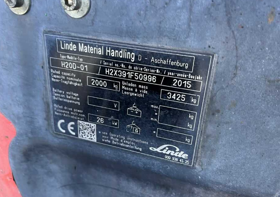 Linde H20D-01 - Diesel gaffeltruck: billede 4 Linde H20D-01 - Diesel gaffeltruck: billede 4