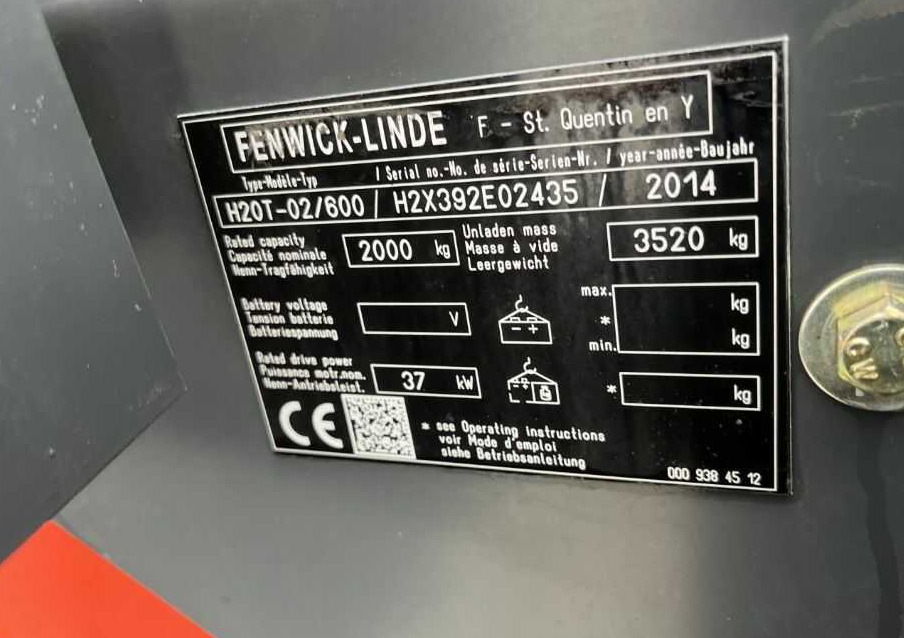 Linde H20T-02/600 - Gas gaffeltruck: billede 3 Linde H20T-02/600 - Gas gaffeltruck: billede 3