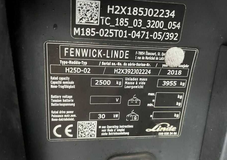 Linde H25D-02 - Diesel gaffeltruck: billede 4 Linde H25D-02 - Diesel gaffeltruck: billede 4