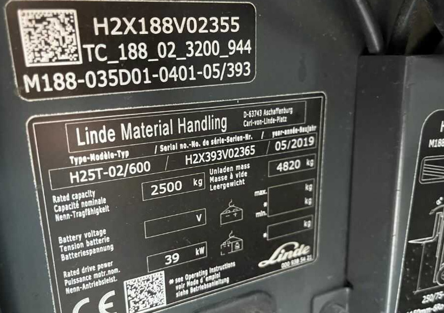 Linde H25T-02/600 - Gas gaffeltruck: billede 4 Linde H25T-02/600 - Gas gaffeltruck: billede 4