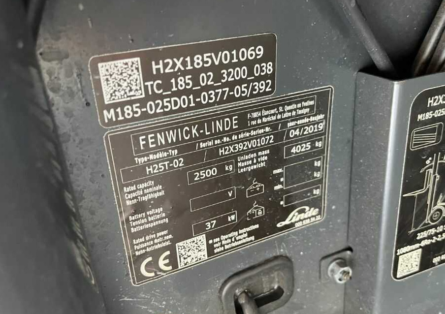Linde H25T-02 - Gas gaffeltruck: billede 4 Linde H25T-02 - Gas gaffeltruck: billede 4