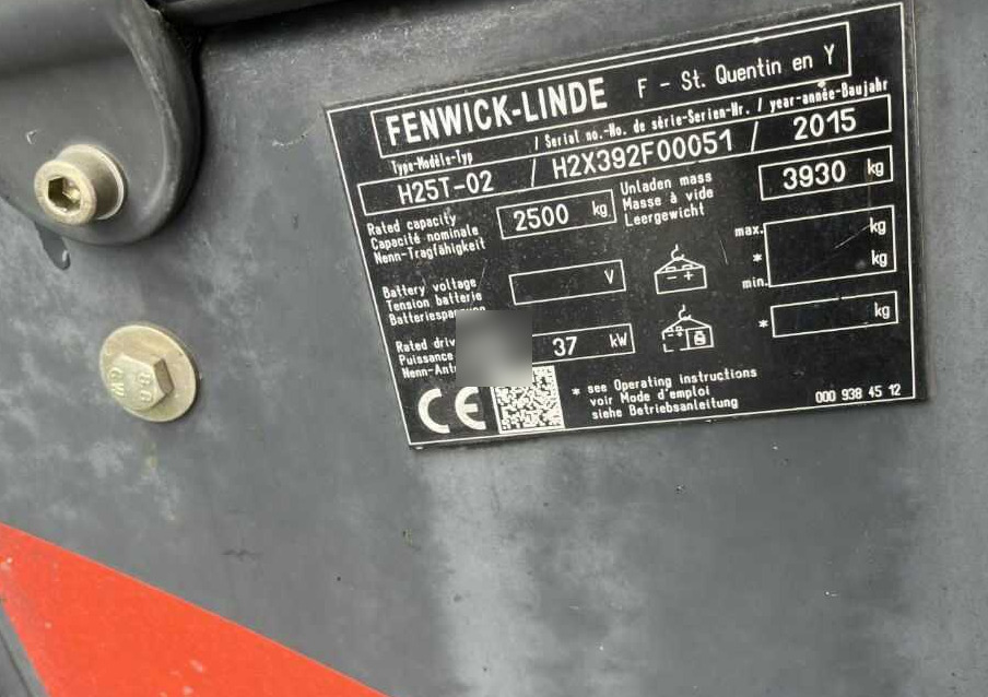 Linde H25T-02 - Gas gaffeltruck: billede 4 Linde H25T-02 - Gas gaffeltruck: billede 4