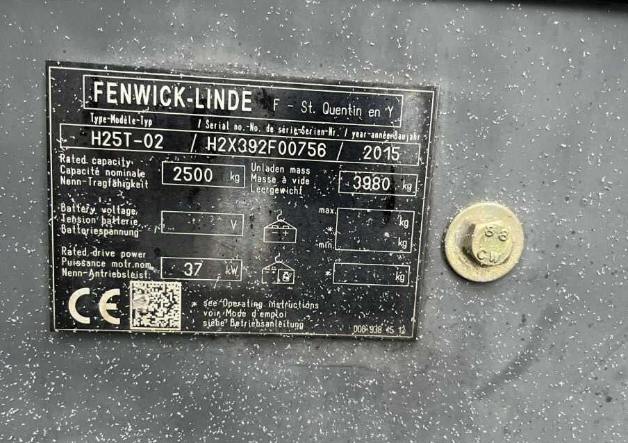 Linde H25T-02 - Gas gaffeltruck: billede 2 Linde H25T-02 - Gas gaffeltruck: billede 2