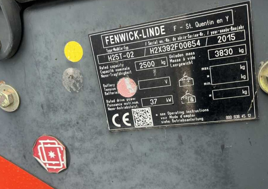 Linde H25T-02 - Gas gaffeltruck: billede 4 Linde H25T-02 - Gas gaffeltruck: billede 4