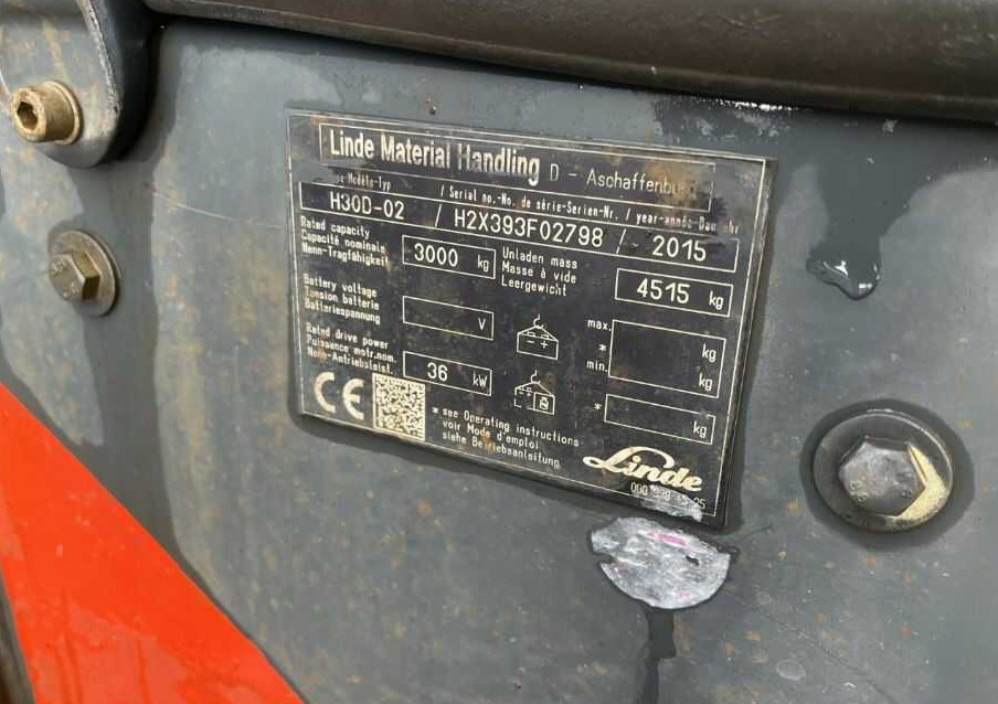 Linde H30D-02 - Diesel gaffeltruck: billede 4 Linde H30D-02 - Diesel gaffeltruck: billede 4