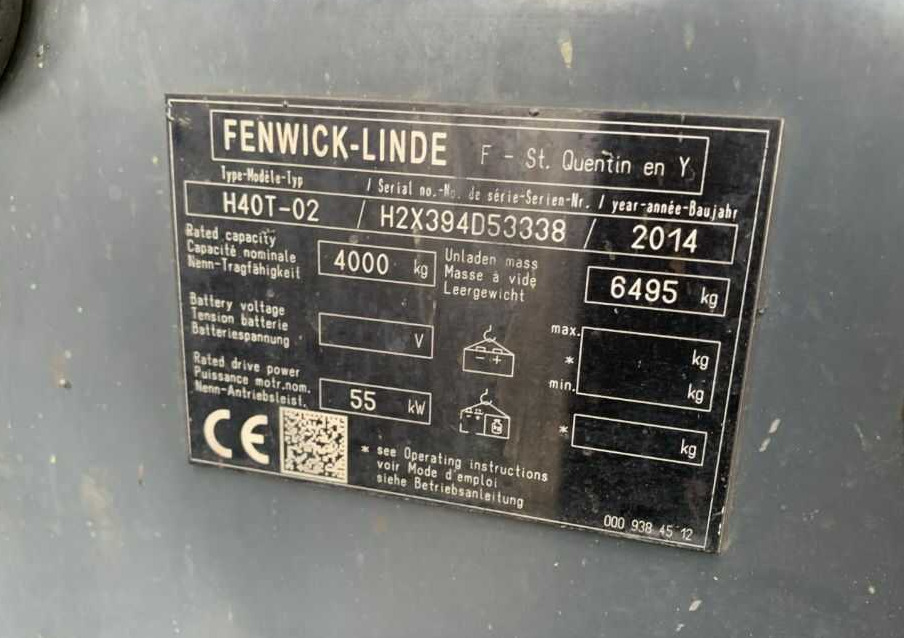 Linde H40T-02 - Gas gaffeltruck: billede 4 Linde H40T-02 - Gas gaffeltruck: billede 4