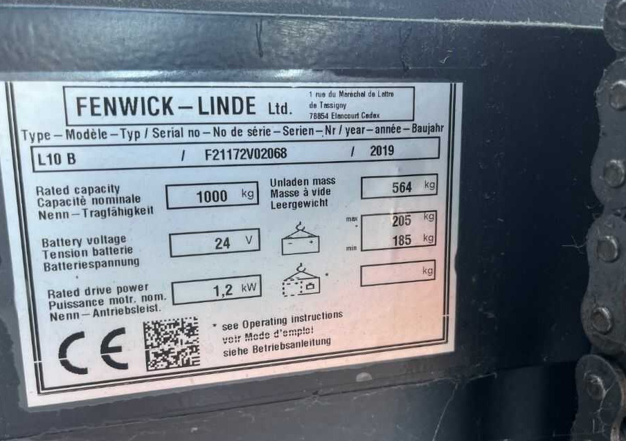 Linde L10B - Stabler: billede 4 Linde L10B - Stabler: billede 4