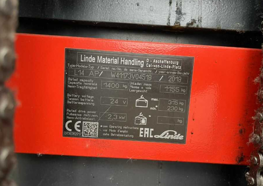 Linde L14AP - Stabler: billede 4 Linde L14AP - Stabler: billede 4