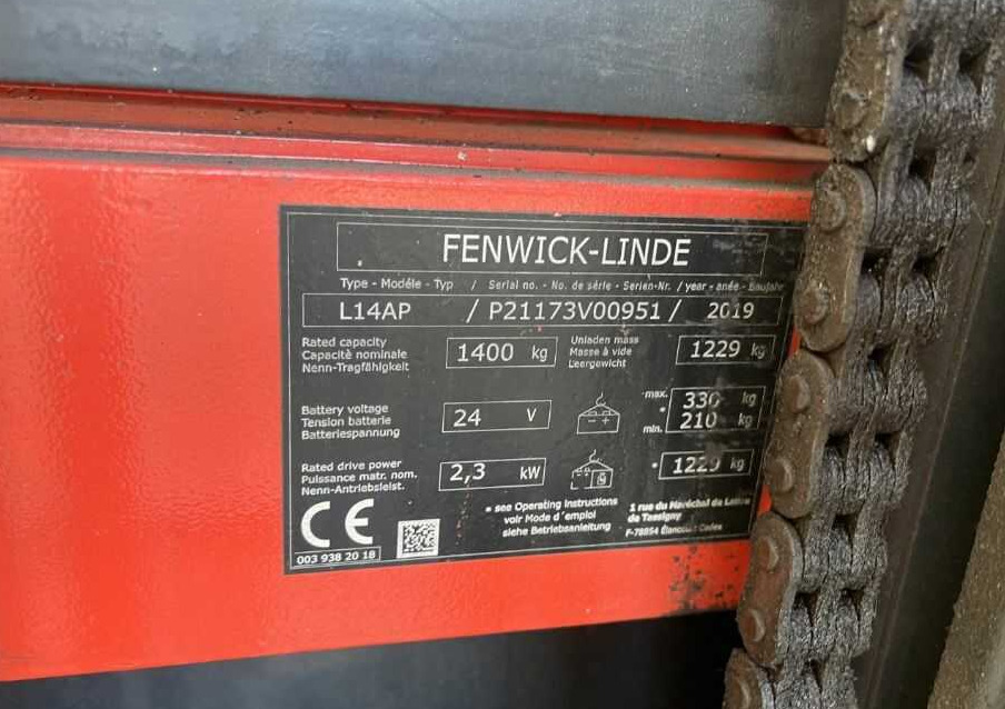 Linde L14AP - Stabler: billede 4 Linde L14AP - Stabler: billede 4