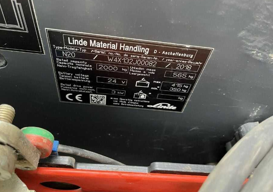 Linde N20 - Ordreplukker: billede 4 Linde N20 - Ordreplukker: billede 4